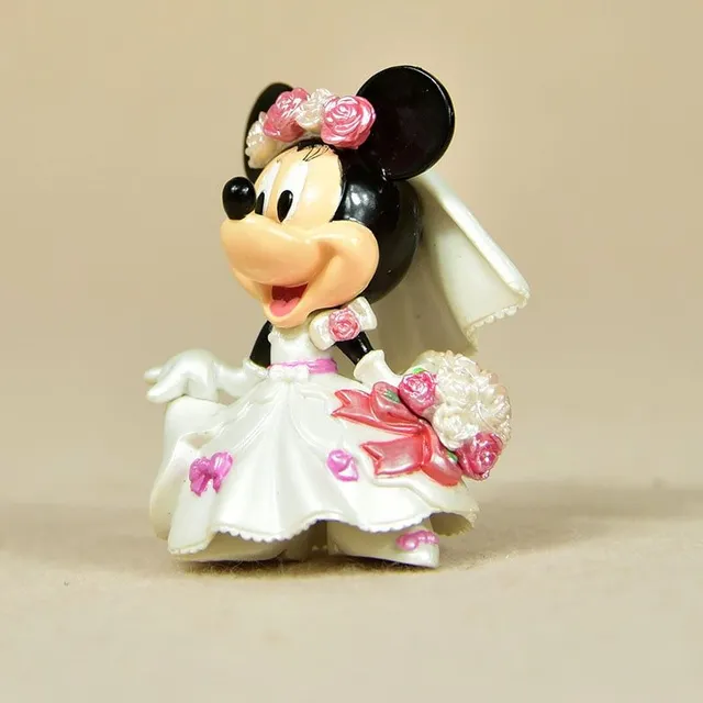 Set of wedding figurines in Mickey and Minnie design