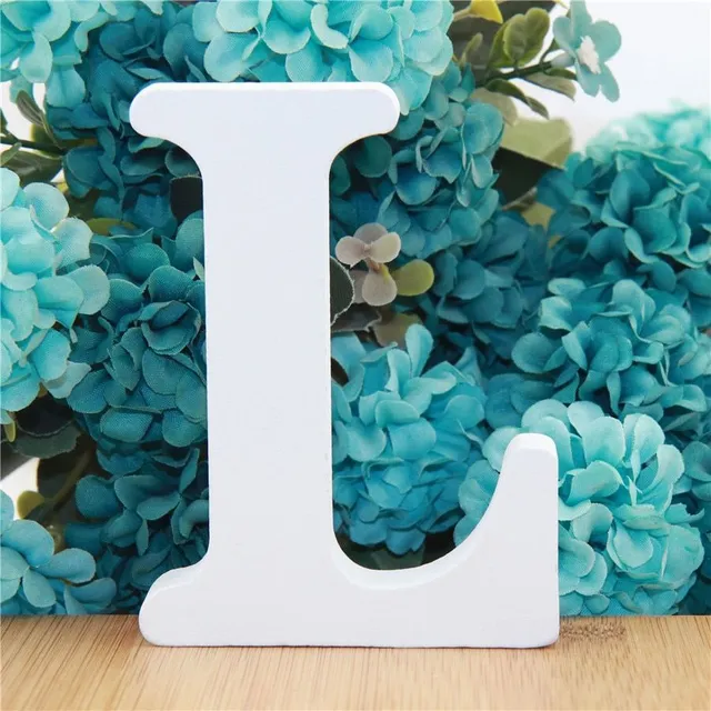 Stylish wooden letter suitable as a decoration or for making - the whole alphabet Eustachy