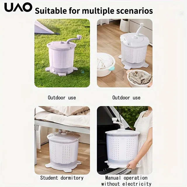 Portable manual washing machine UAO for socks and small underwear