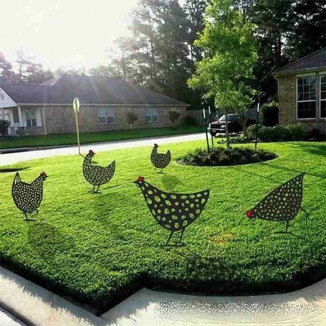 Garden Stitching Decoration Hen