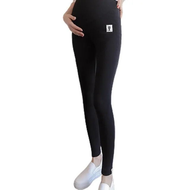 Kismama kényelmes leggings magas derékkal