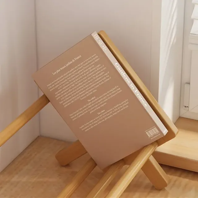 Small bamboo library for easy book storage