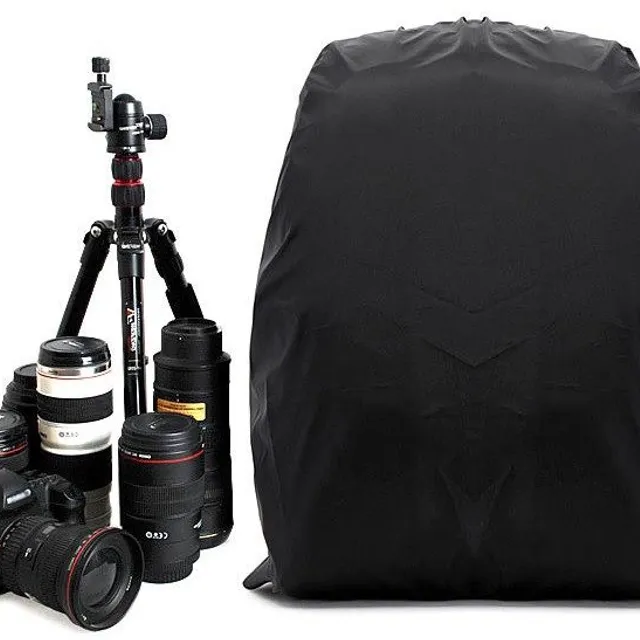 Camera backpack with accessories