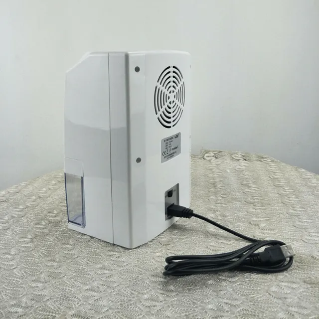 1ks Prenosný mini odvlhčovač vzduchu s USB, 17oz - pro domácnost, karavan, koupelnu, ložnici, skříň, auto - tichý