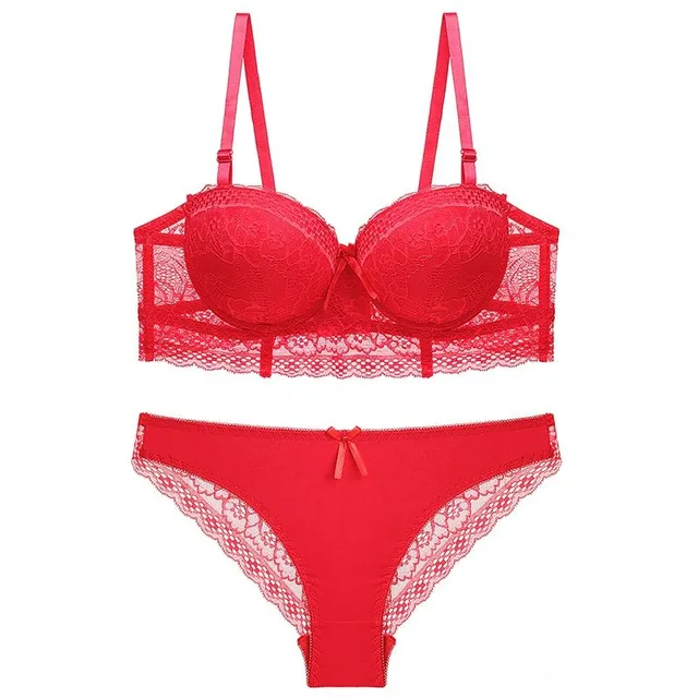 Ensemble de lingerie sexy pour femme avec soutien-gorge push-up Armstrong