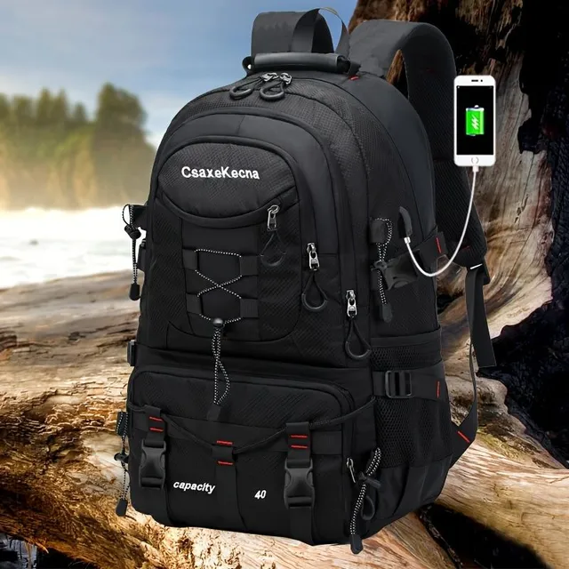 Men's waterproof backpack for travel, climbing, hiking and outdoor sports