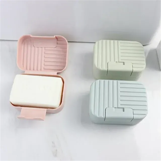 Practical and portable soap with lid for safe and hygienic storage of soap