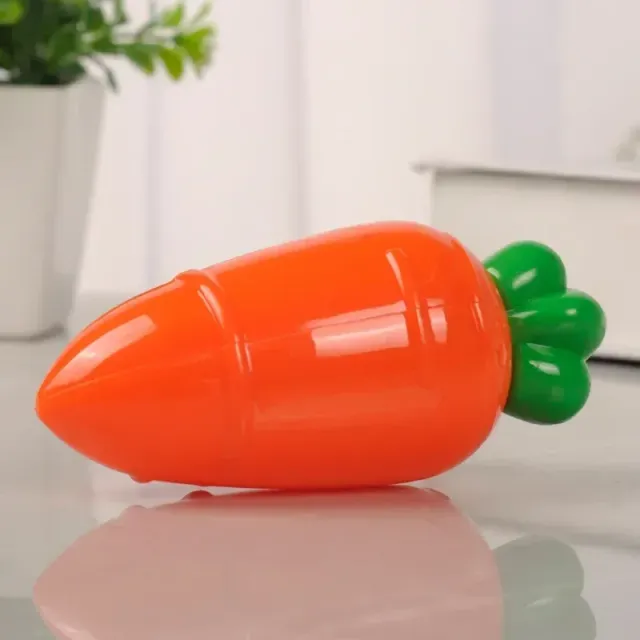 Cute plastic candy boxes in carrot shape - Easter decorations and gifts for children