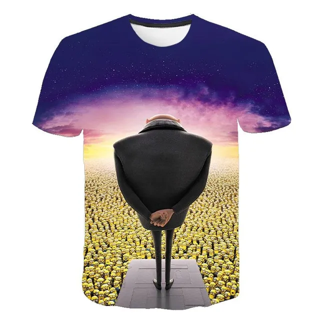 T-shirt amusant avec impression de Minions