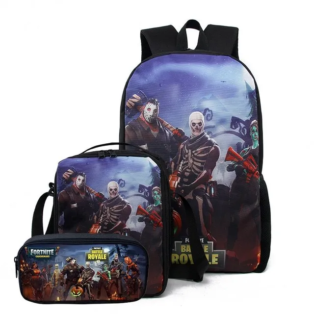 Set of children's bags with the motif of computer games Fortnite G