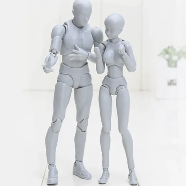 Official Model Characters Body Kun and Body Chan for Artists