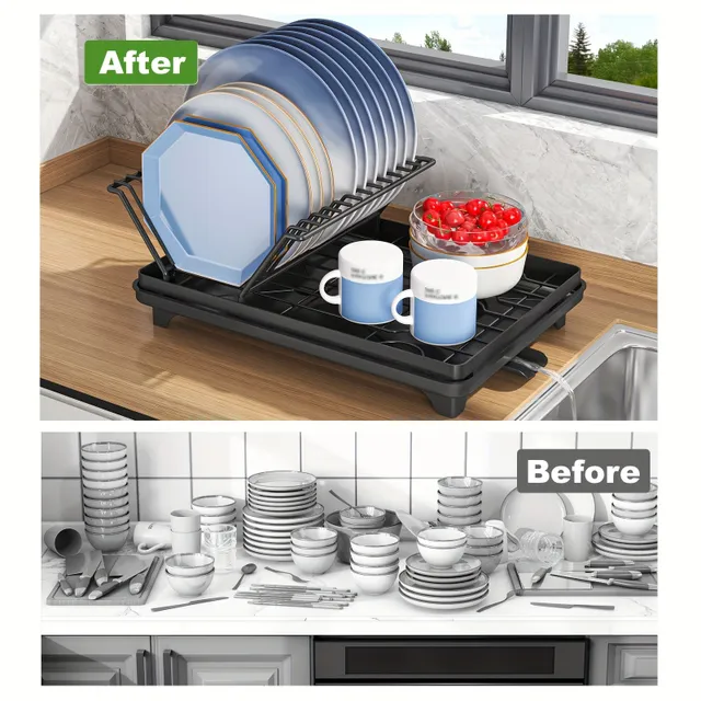 1 Piece Sušák Na Dishwasher, Stainless steel Stand On Storage Kitchen Tools, Single Layer Dryer On Dishes With Odtokova Miska and Odtokova Trubkou, For Kitchen Link, Organizers &amp; Storage In Kitchen, Kitchen Accessories