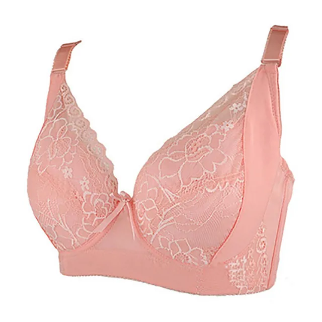 Bigger bust bra with flowers - 7 colours