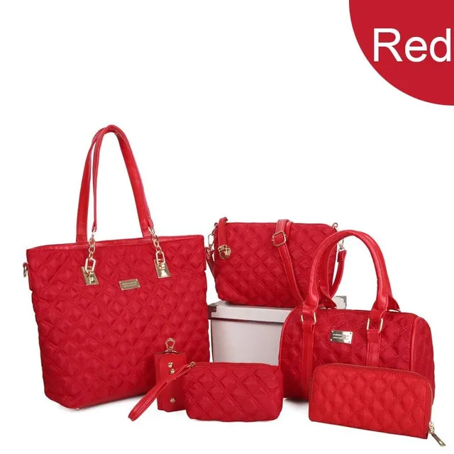 Large set of ladies handbags