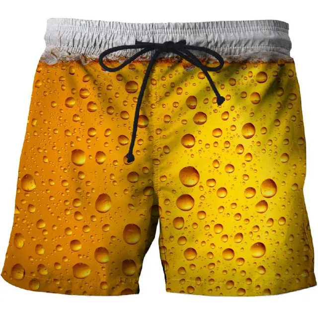 Men's stylish summer shorts Beer