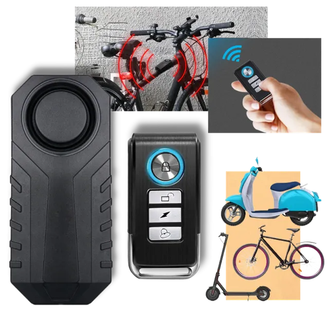 Electric security system for bicycle