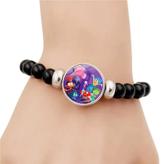 Colorful baby bead bracelet with pictured figure from a fairy tale In the head 2 - Inside Out 2