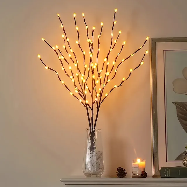 Zweiglichter mit 20 LED-Dioden - Innendekoration