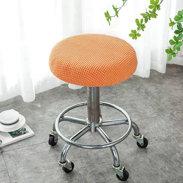 Modern covers on a round chair