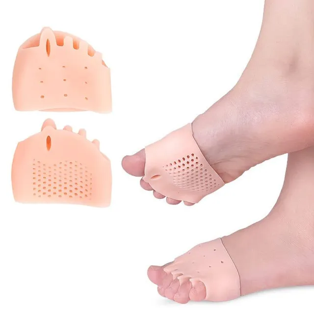 Toe Corrector Ortics Lábápolás Csontlábujj Javítás Puha Pedikűr Zokni Toe Kiegyenesítő Szilikonujj Szeparátor