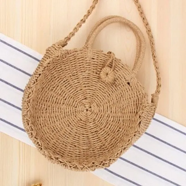 Hand knitted rattan shoulder bag - many types to choose from