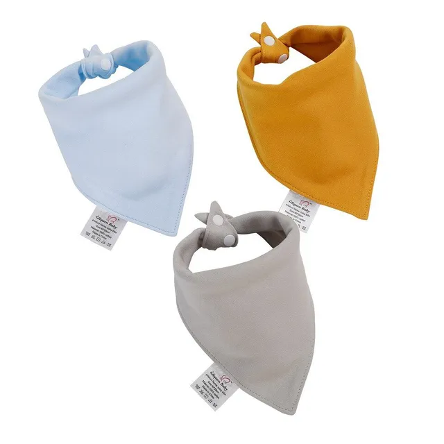 Soft cotton baby bib 5 pcs