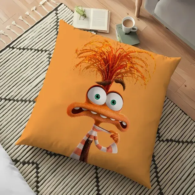 Housse de coussin mignonne avec les personnages préférés du film Vice-Versa 2 - Inside Out 2