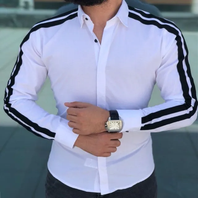 Luxury men's shirt with stripes Jamie