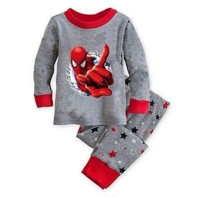 Pijama lungă pentru copii cu Spiderman