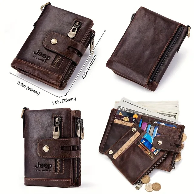 Leather wallet Timur