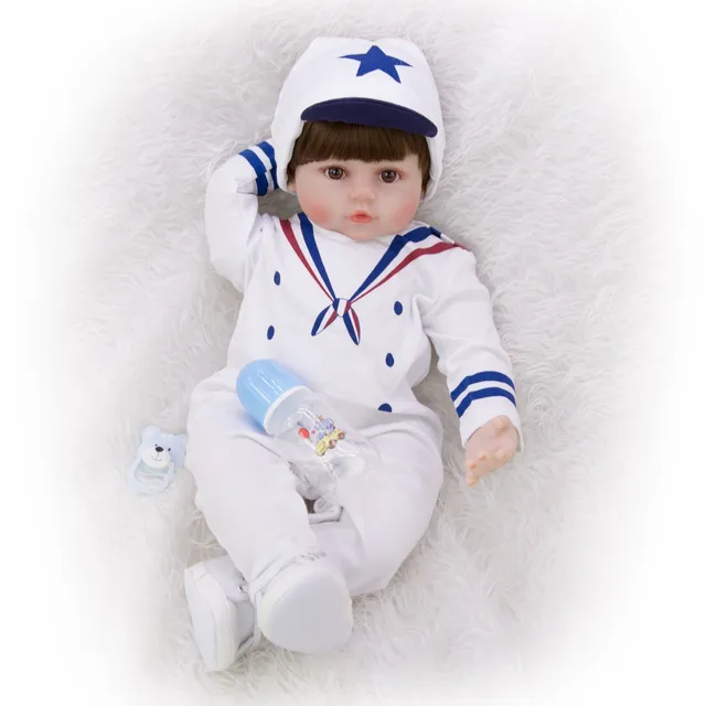 Realistic doll boy 60 cm