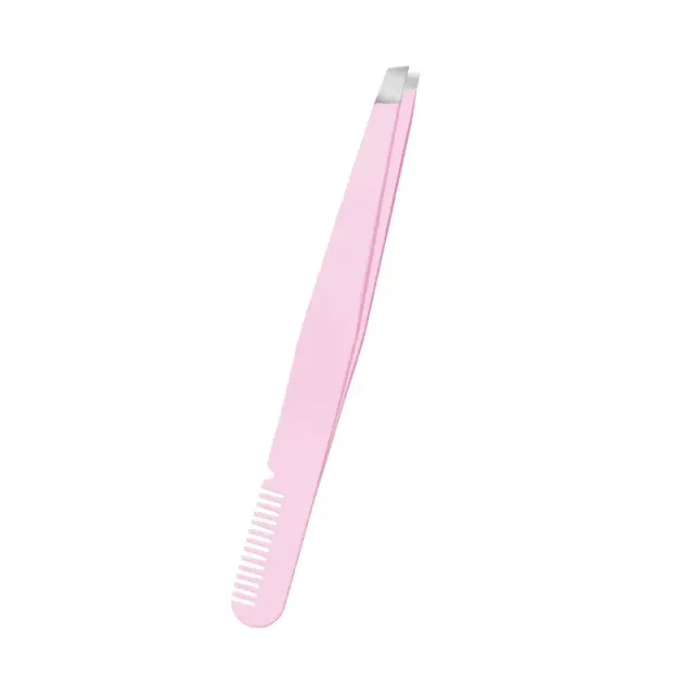 Curve pointed precision tweezers for eyebrows