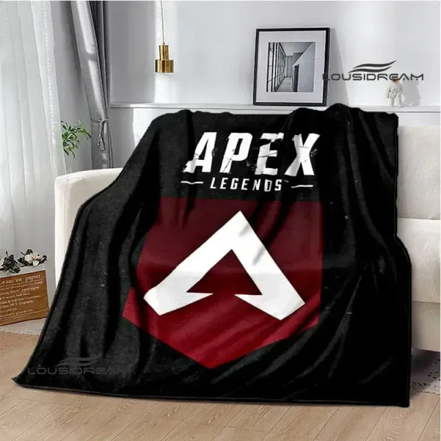 Couverture imprimée douce et agréable pour enfants avec des motifs du jeu Apex Legends