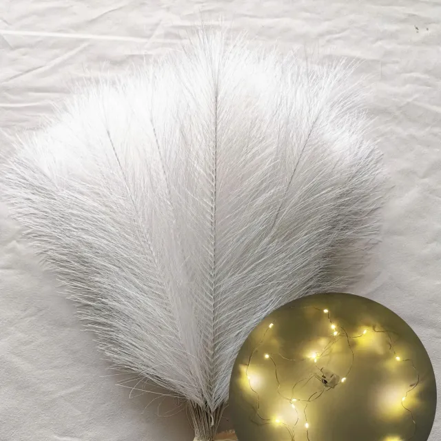 Artificial pampas grass with LED lighting - vase decoration