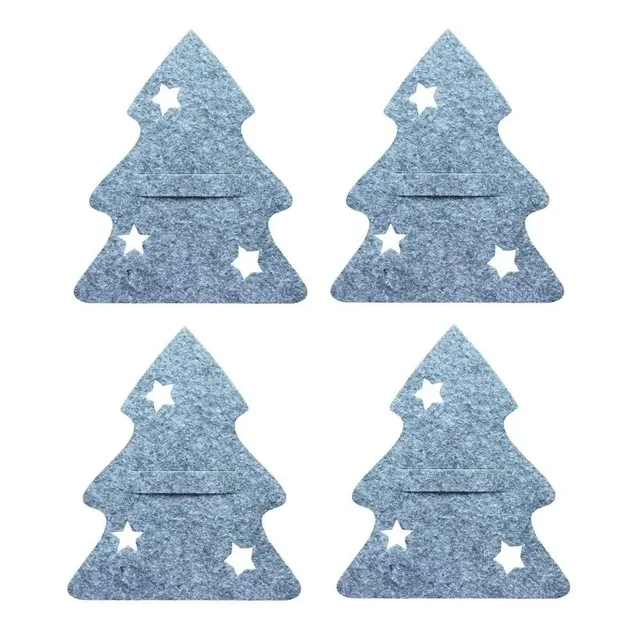 Christmas cutlery case - tree 4 pcs V132