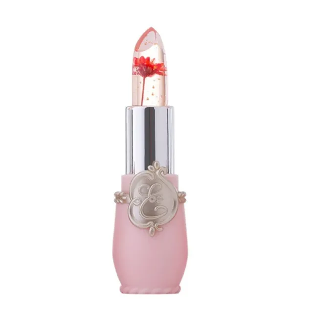 Transparent lip gloss - floral lipstick