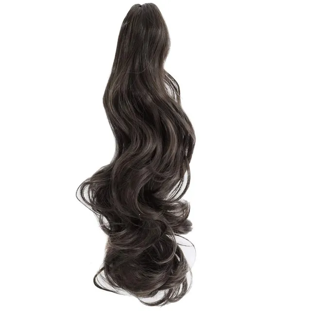 Long straight black wig for women - Wig made of heat resistant synthetic fiber - Ideal for fashionable women