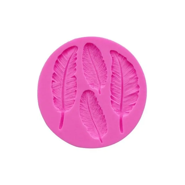 Silicone mould - feathers