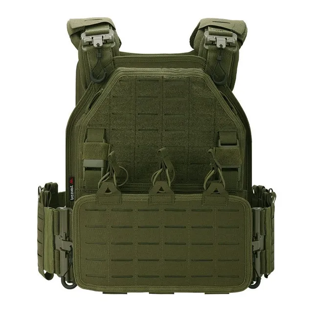 Tactical waterproof and durable vest with MOLLE compatibility for outdoor training - 1000D strength