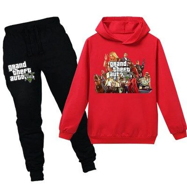 Kids tracksuit with GTA V print