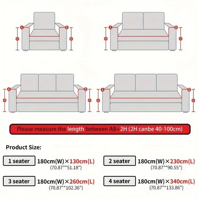 Housse universelle toute saison avec poils pour canapé, anti-rayures pour animaux, anti-taches et antidérapante