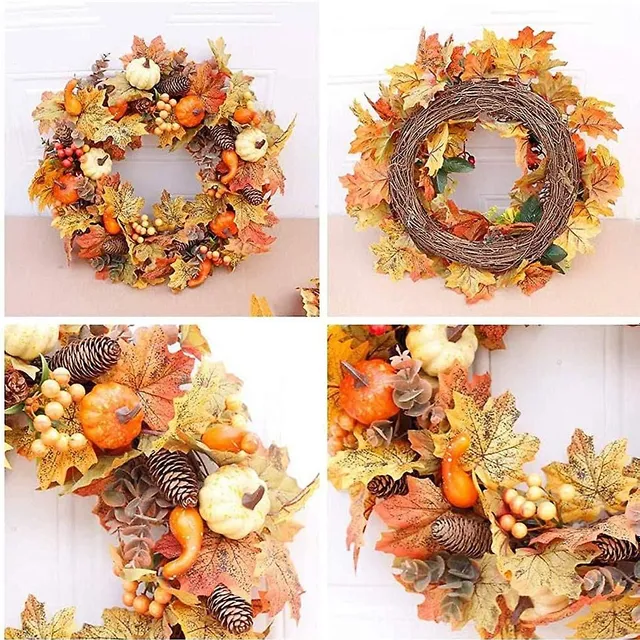 Couronne d'automne - 50cm