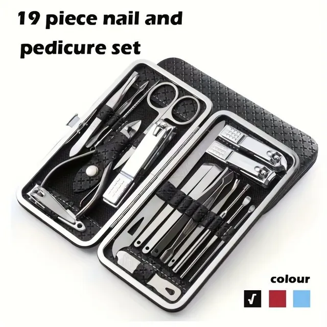 Stainless steel set for manicure and nail art