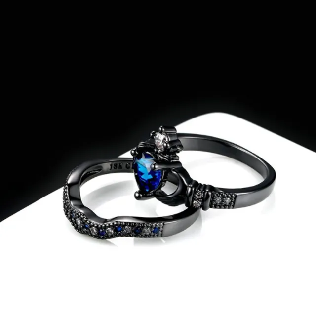 Lovely stainless steel pair ring