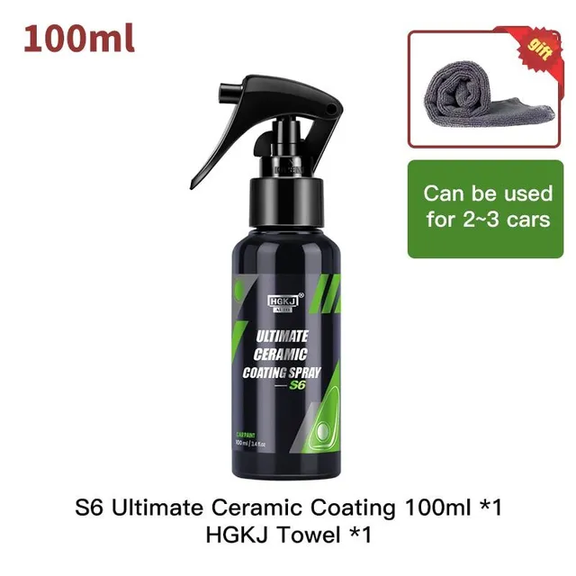 9H Ceramic Coating Hydrochromo Paint Care Nano Top Quick Coat Polymer Detailing Protection Liquid Wax Car Care HGKJ S6