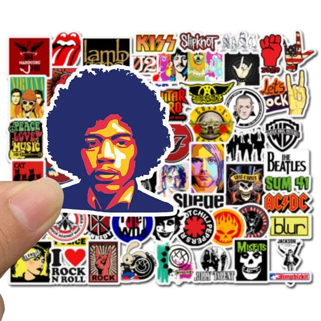 Stickers music 50 pcs