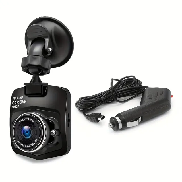 Palubní kamera do auta s 32GB paměťovou kartou - Širokoúhlá Full HD 1080P záznamník jízdy s nočním viděním a detekcí pohybu