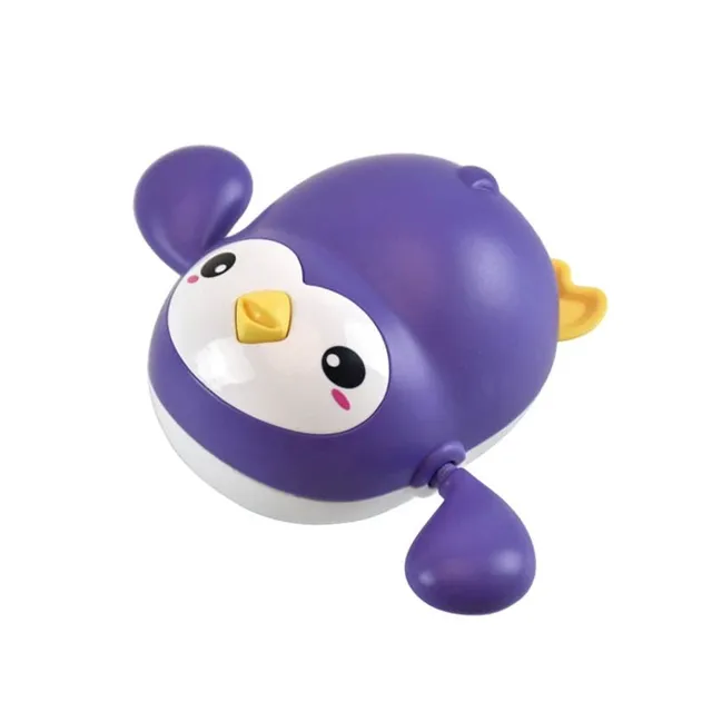 Swimming penguin for bath or swimming pool