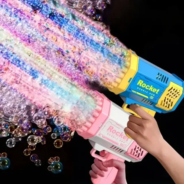 Luxurious big outdoor bubble gun - not only for birthday parties, more color variants