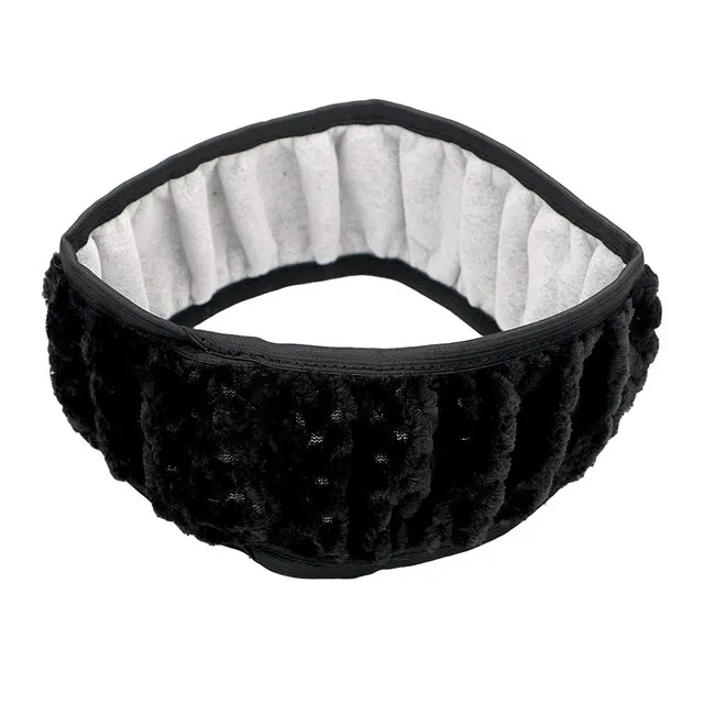 Hairy steering wheel cover Or05 black